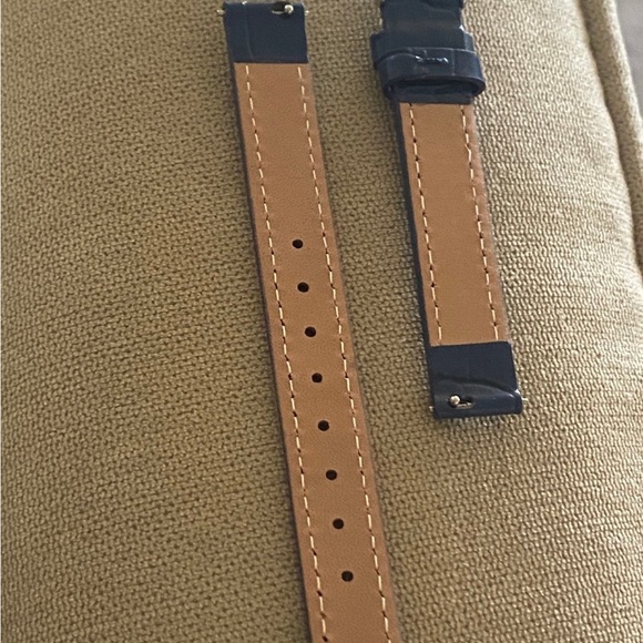 BRISTON-Watch Band-Red Alligator texture&Blue-NEW WITH TAGS-Bundle of 2 - Picture 9 of 10